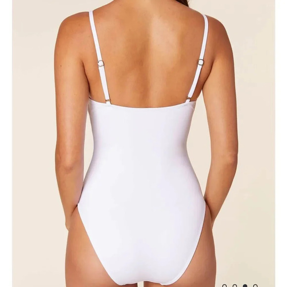 Andie The‎ Amalfi One Piece Swimsuit White Size XL NWT flaw - Picture 2 of 8